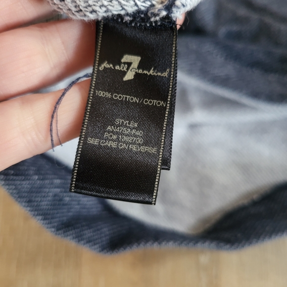 7 for All Man Kind Blue Shirt - Picture 6 of 7